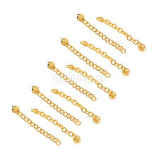 10PCs ETERFANT Dental Orthodontic Lingual Button Chains Round Base Plated Gold picture