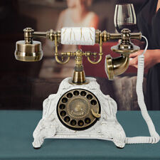 Antique Vintage Handset Telephone European Old Fashion Rotary Dial Phone Decor  picture