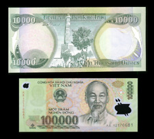 100, 000 Viet Nam Dong  + A FREE 10, 000 New Iraqi Dinar Uncirculated Notes picture
