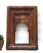 Antique Wooden Frame Unique Carving Wall Hanging Handcrafted Old Original picture