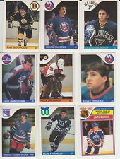 1985-86 O-Pee-Chee Hockey SET BREAK singles - stars, commons, Hall of Famers picture