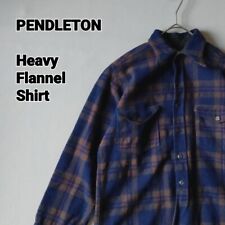 PENDLETON Men's 40s Vintage Heavy Flannel Shirt Jacket Size S Multicolor picture