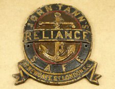 John Tann's Reliance Anchor Antique Safe Plaque 117 Newgate St. London EC picture
