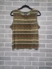 Notations Vintage Chetaah Print Animal Print Women Sleeveless Size Large picture