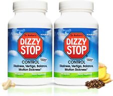 DizzyStop Herbal Supplement for Vertigo Relief Dizziness, Motion Sickness 2 Pack picture