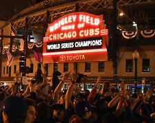 2016 World Series Chicago Cubs WRIGLEY FIELD Glossy 11x14 Photo Print Poster picture