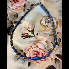 Unique Lapis Lazuli & Gold Egyptian Inspired Necklace picture