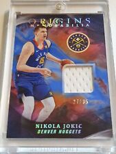 2019 Panini Origins Nikola Jokic #PATCH BLUE /35 Game Worn Jersey - Rare picture