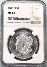 1885-O $1 Morgan Dollar NGC MS63 Uncirculated Silver US Coin picture