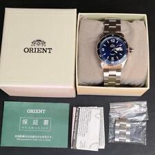 Extremely Working Item Orient Navy Silver Diver Quartz picture