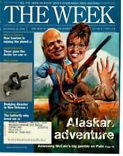 “9th Governor of Alaska” Sarah Palin Signed THE WEEK Magazine Cover COA picture