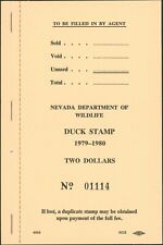 NEVADA #1 1979 COMPLETE INTACT BOOK OF 20 STAMPS. CAT $1300 picture