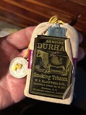 Vintage Bull Durham Smoking Tobacco Pouch & Rolling Papers picture