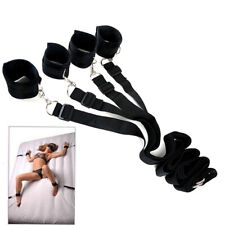 Cozy Feel Bed Restraint Harness Set Bondage Strap Handcuffs Ankle Kit BDSM picture