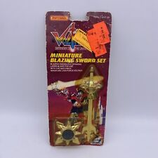 Voltron Miniature Blazing Sword & Spinning Laser Blade Set Vintage Matchbox 1985 picture