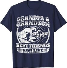 Grandpa And Grandson Gift Family Grandad Fist Bump Unisex T-Shirt picture