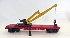Lionel 6660 Vintage O Gauge Derrick Crane Boom Car Very Clean Very Low Shipping picture