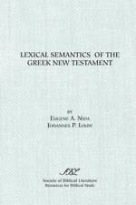 Lexical Semantics of the Greek New Testament (Resources for Biblical - GOOD picture