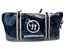Rare Large Warrior Hockey Lacrosse Equipment Gear Duffel Bag Gray Black Vinyl picture