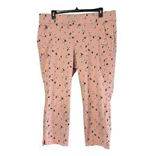 Lane Bryant The Allie Pants Size 22R Ankle Length Floral Elastic Waist picture