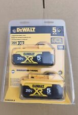 2Pack Dewalt DCB205 20V MAX XR 5.0 Ah Compact Power Tool Battery NEW SEALED picture