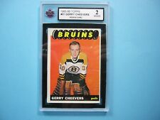 1965/66 TOPPS NHL HOCKEY CARD #31 GERRY CHEEVERS ROOKIE RC KSA 2 GD NICE+ TOPPS picture