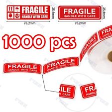 1 Roll 1000 1 x 3 FRAGILE HANDLE WITH CARE Stickers Labels Mailing Shipping picture