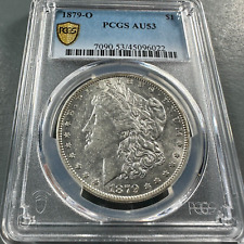 1879-O $1 Morgan Silver Dollar, PCGS AU53 (79250) picture