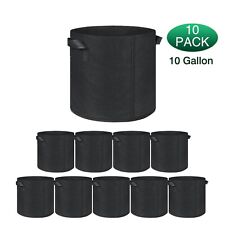 Uniplant 10-Pack 10 Gallon Non-woven Aeration Grow Bags With Handles picture