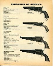 1979 Print Ad of Euroarms of America Model 1190 1250 Army & Navy Revolver picture