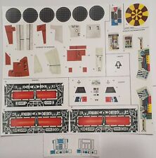 Vintage Star Wars Millennium Falcon Replacement Toy Stickers Peel & Stick picture