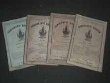 1852 THE DEMOCRATIC REVIEW LOT OF 4 ISSUES - NICE ENGRAVINGS - WR 1274 picture
