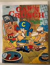 Captain Cap'N Crunch coloring book Whitman (4.0 VG) 1 page colored (1968) picture