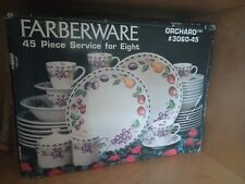Vintage Farberware 45 Piece Service For Eight Orchard #3060 picture