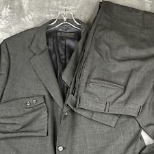 Vtg Brooks Brothers 1818 Makers Gray Wool Suit Mens 50L / Pants 42x30 USA picture