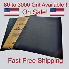 9x11'' Sandpaper Wet or Dry Silicone Carbide Sandpaper Sheets Grit 80-2000 picture