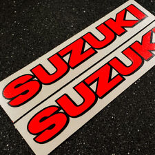 Suzuki decals Neon Red 1000 gsxr 85 rmz 600 gsxs 750 drz 450 250 moto gp srad 8r picture