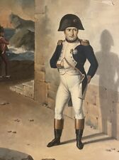 Rigal Signed French Watercolor Painting 1831  NAPOLEON BONAPARTE picture