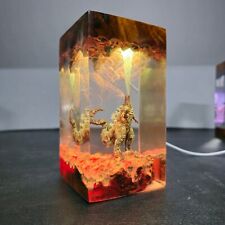 GODZILLA Diorama Monster Night Light Atomic Breath Resin Epoxy Lamp Handmade picture