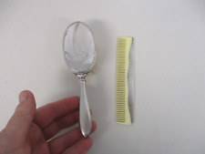 VINTAGE AMSTON STERLING SILVER BABY BRUSH & COMB SET picture