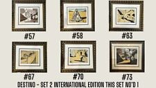 Salvador Dali Walt Disney Destino COMPLETE Set of 6 Each No'd 1  LTD Edition COA picture