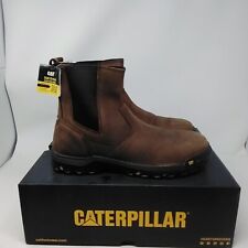 Caterpillar Cat WHEELBASE Soft Toe Work Boots P51033 Clay Brown Men's 10W Wide picture