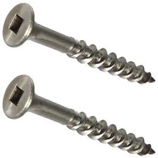 #12 Stainless Steel Deck Screws Square Drive Wood / Composite Decking All Sizes picture
