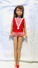 Vintage 1964 Skipper Straight Leg Brunette Hair Barbie's Little Sister picture