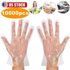 10000PCS Poly HDPE Plastic Disposable PE Work Gloves Latex Vinyl Free Wholesale picture