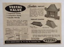 1958 Vestal Fireplace Advertisement Vestal Manufacturing Co. Sweetwater, Tenness picture