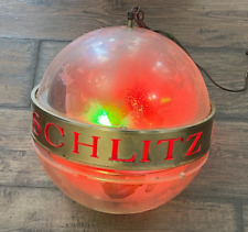 SCHLITZ BEER GLOBE 1968 LIGHT ULTRA RARE LARGE (16 INCH) ROTATING LIGHT picture