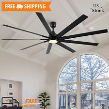 84 In Super Large Black Ceiling Fan with Remote Control picture