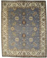 Muted Gray Floral Classic Design 9X12 Oushak Chobi Oriental Rug Handmade Carpet picture