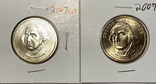 2007 P&D George Washington Presidential Dollar Coins Unc US Mint Set picture